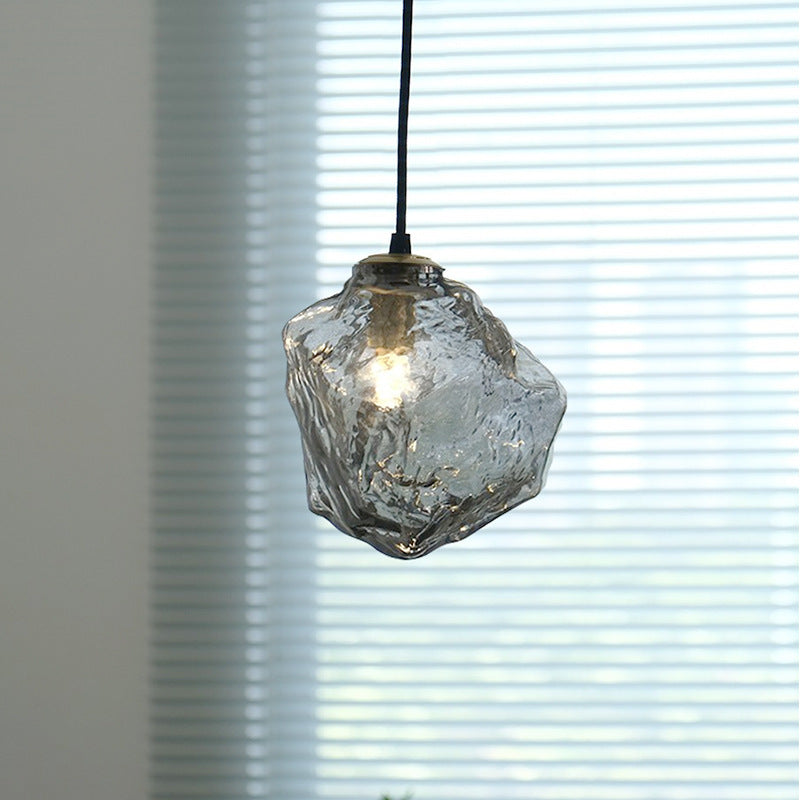 Pendant Lamp with Lava Glass