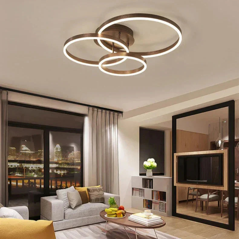 Refined Ring Chandelier