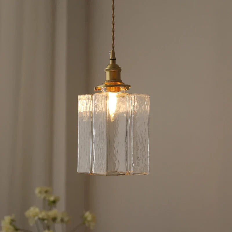 Contemporary Fatima Glass Pendant Light