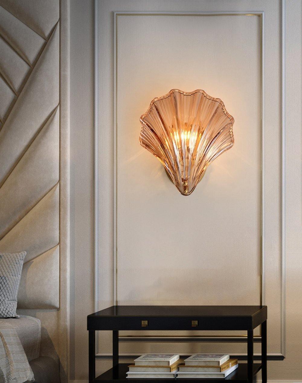 Wall-Mounted Shell Lamp