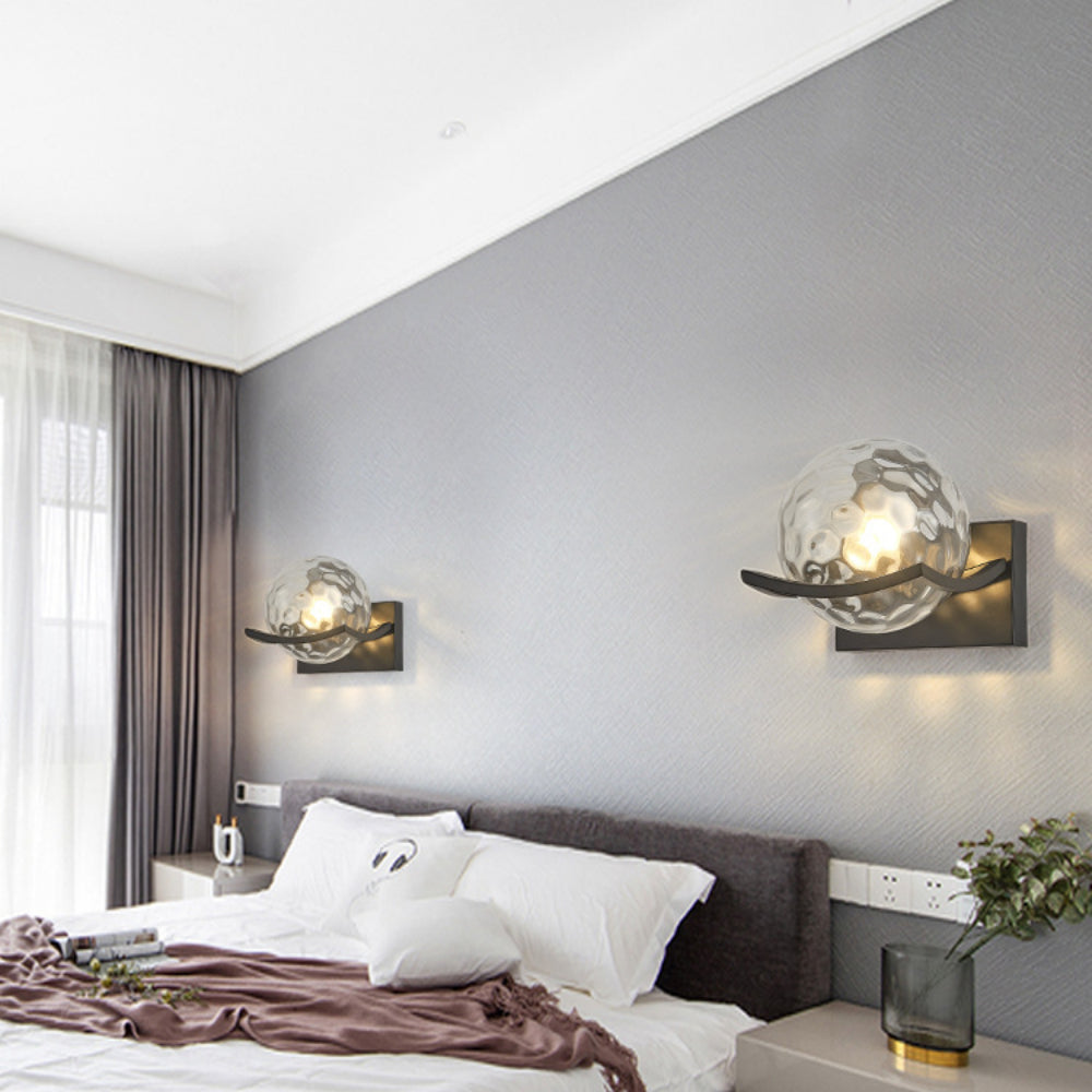 Contemporary Glass LED Wall Light