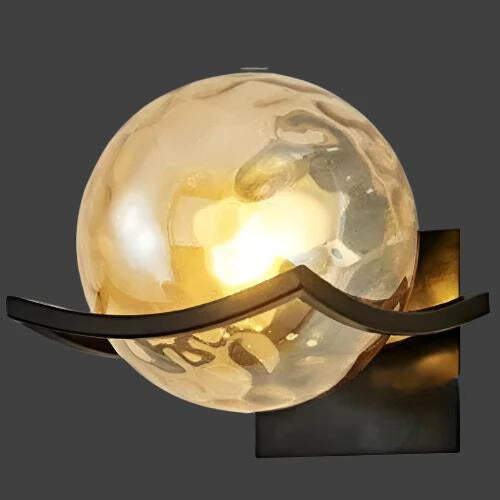 Contemporary Glass LED Wall Light