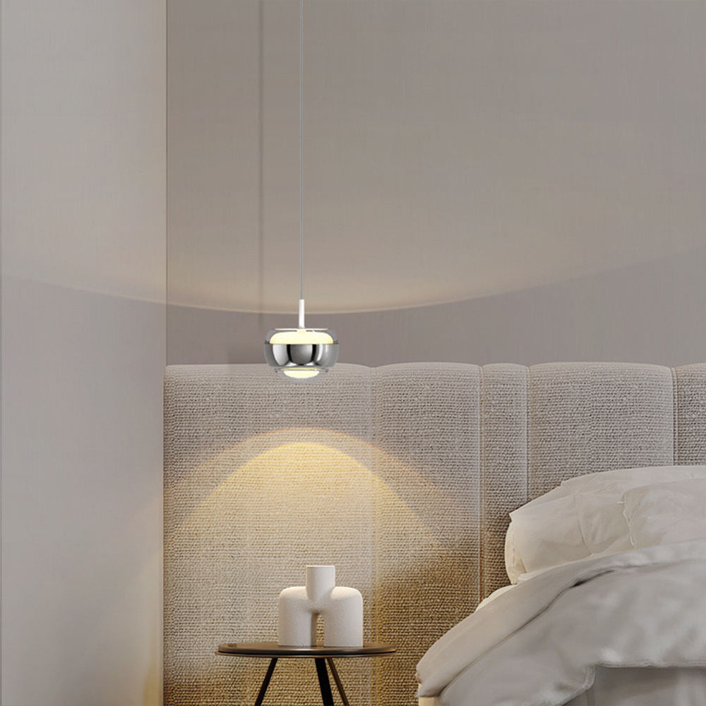 Simple Half-Round LED Pendant Lamp