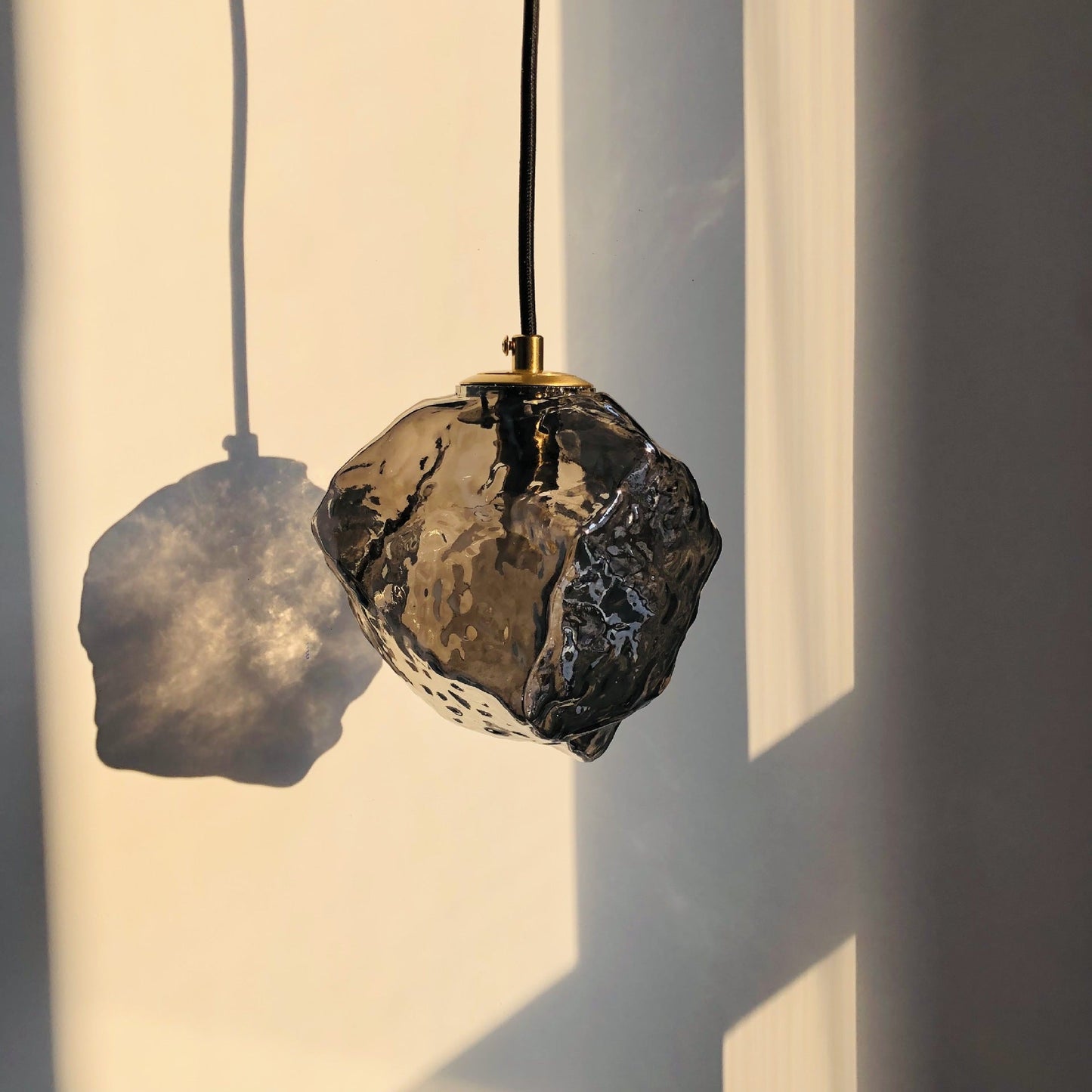 Pendant Lamp with Lava Glass