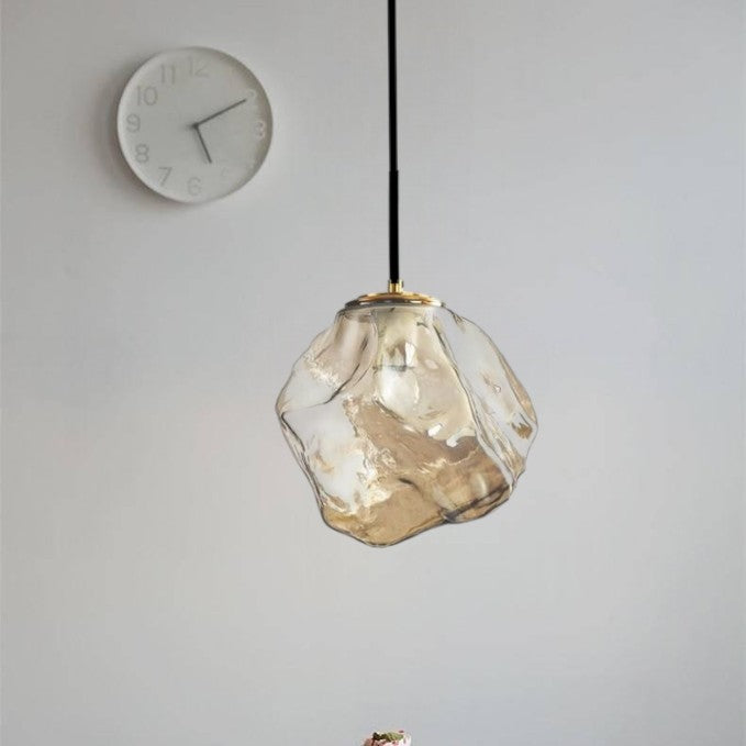 Pendant Lamp with Lava Glass