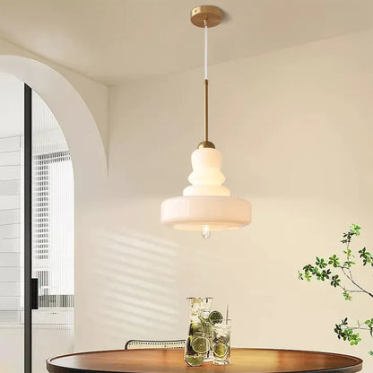 Pendant Lamp, Bauhaus Style, Glass Gourd