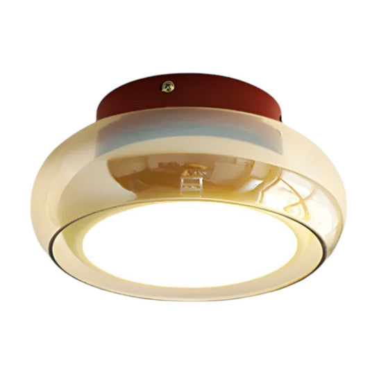 Small Vintage Acrylic LED Ceiling Fixture
 - lampzlondon