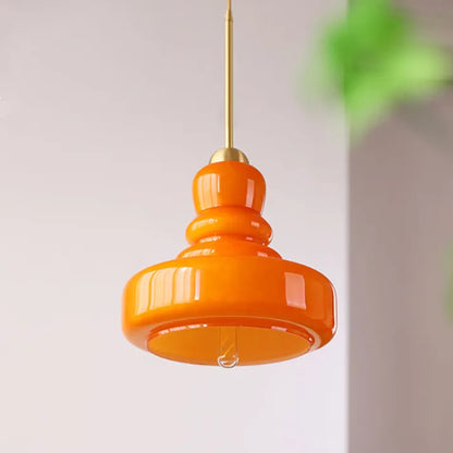 Pendant Lamp, Bauhaus Style, Glass Gourd