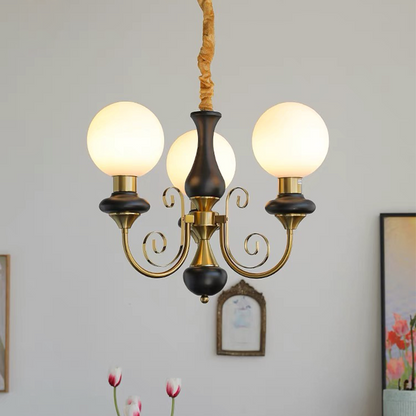 Contemporary Onyx Chandelier with Artistic Design