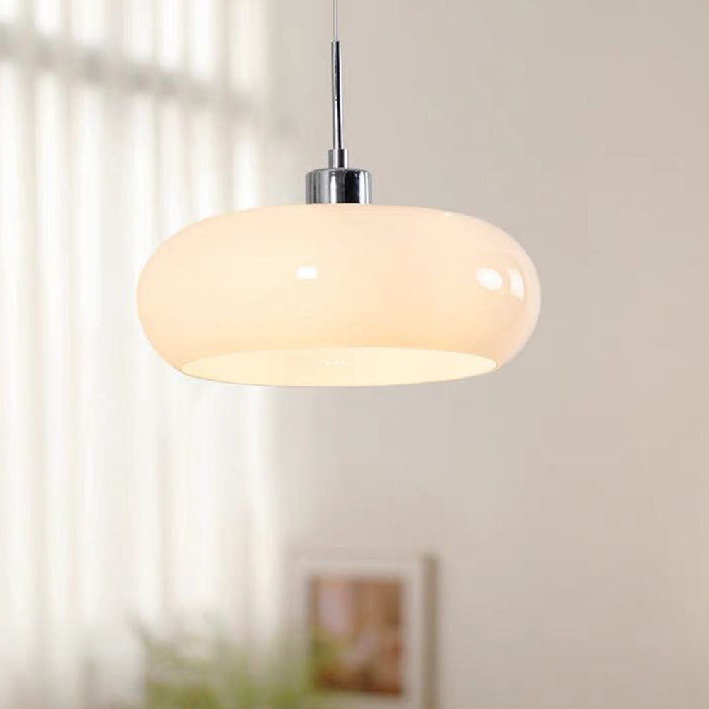 Glass Pendant Light in a Bread Shape