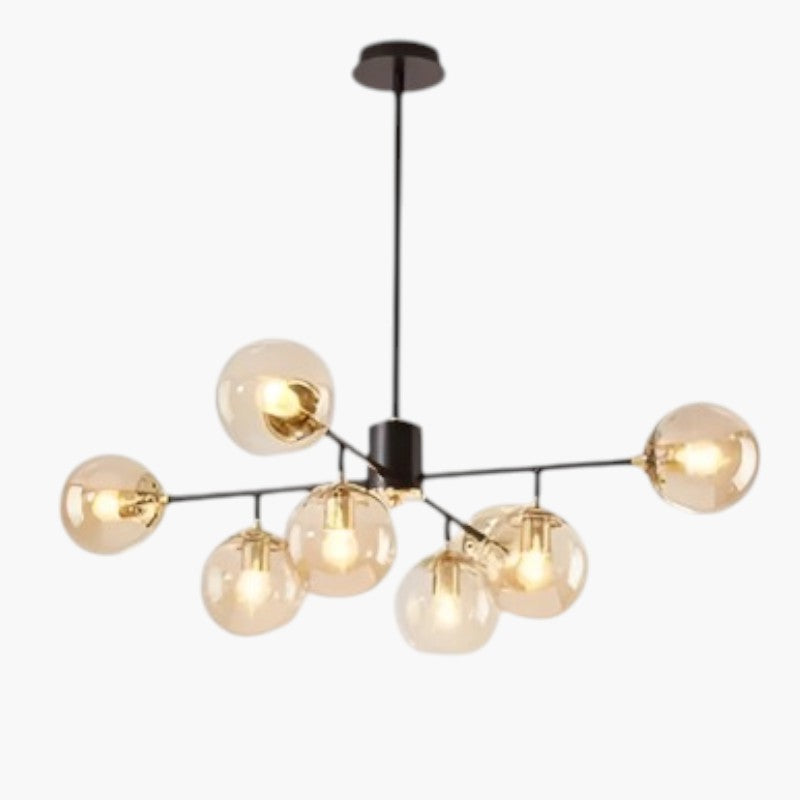 Glass Chandelier in Nordic Style
