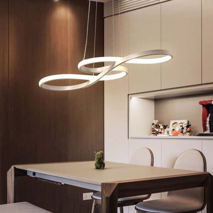 LED Pendant Light with Musical Notes Design