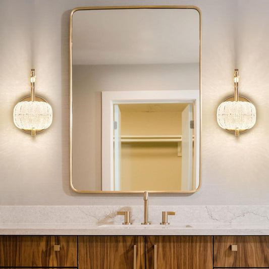 Elegant Pumpkin-Shaped Wall Sconce
 - lampzlondon