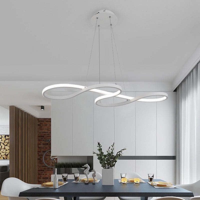 LED Pendant Light with Musical Notes Design