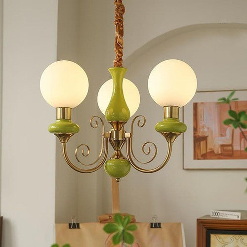 Contemporary Onyx Chandelier with Artistic Design