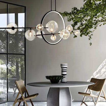 ELARA Glass Ball Chandeliers
