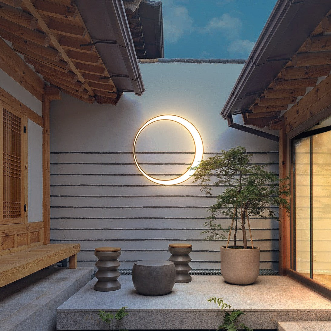 Outdoor Wall Light, Eclipse Style