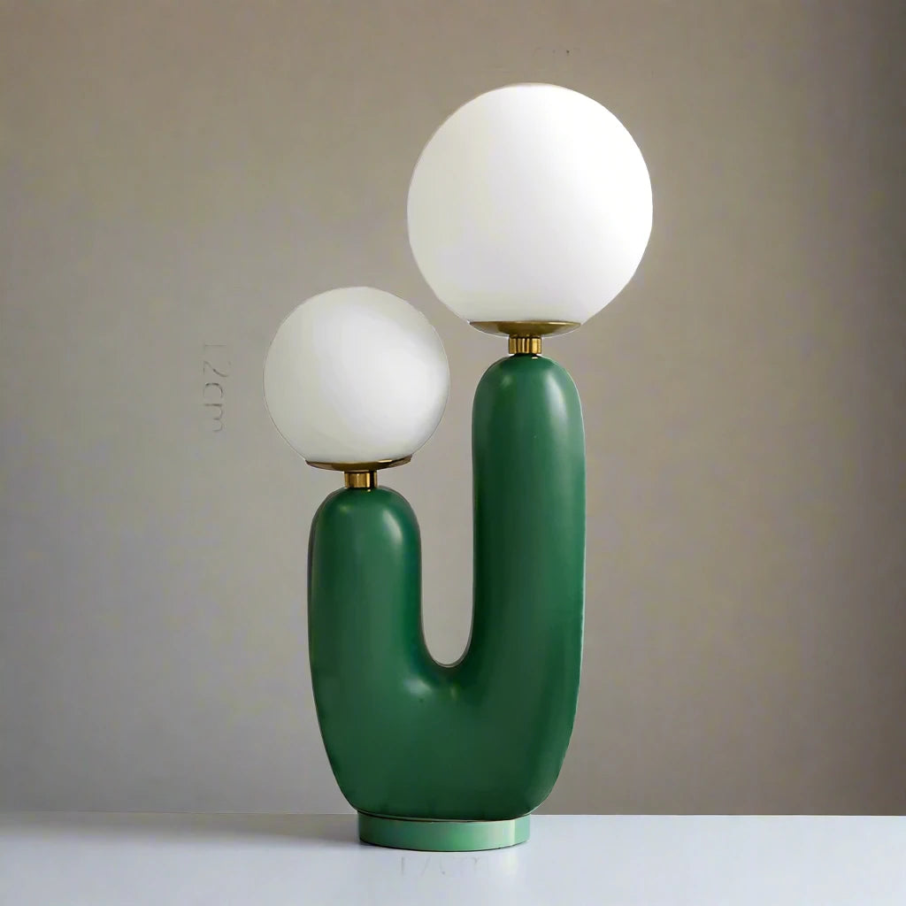 Lamp shaped like a cactus