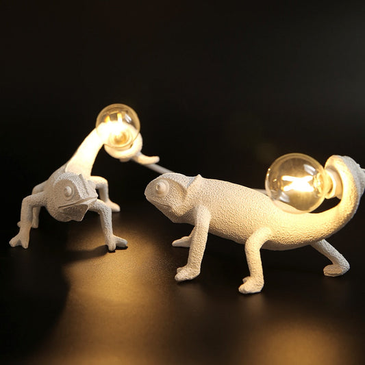Contemporary Resin Lizard Desk Lamps
 - lampzlondon