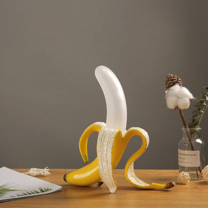Art Deco Table Lamps with Banana Design