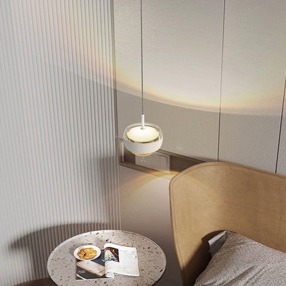 Simple Half-Round LED Pendant Lamp