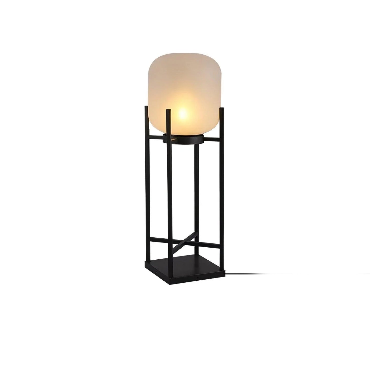 Outdoor solar powered floor lamp