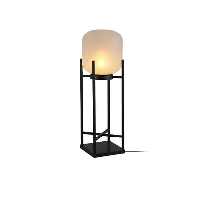 Outdoor solar powered floor lamp