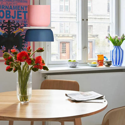Nordic Pendant Lamp with Color Blocking by Dulcy