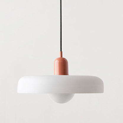 Colored Glass Bauhaus Pendant Lamp