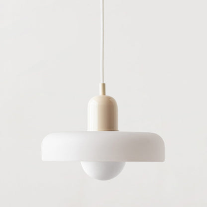 Colored Glass Bauhaus Pendant Lamp