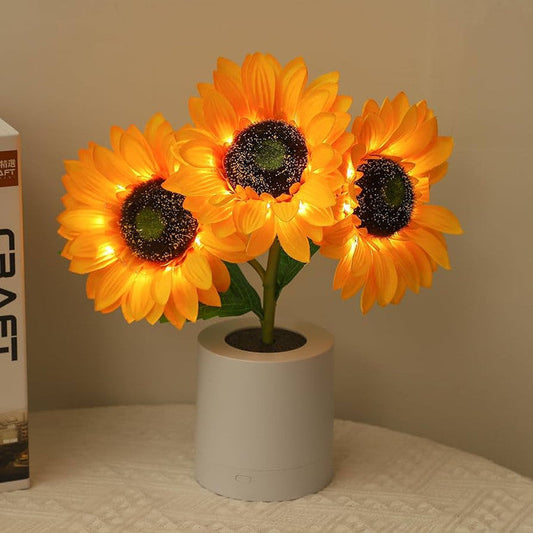 Sunflower Lamp with Shimmer
 - lampzlondon