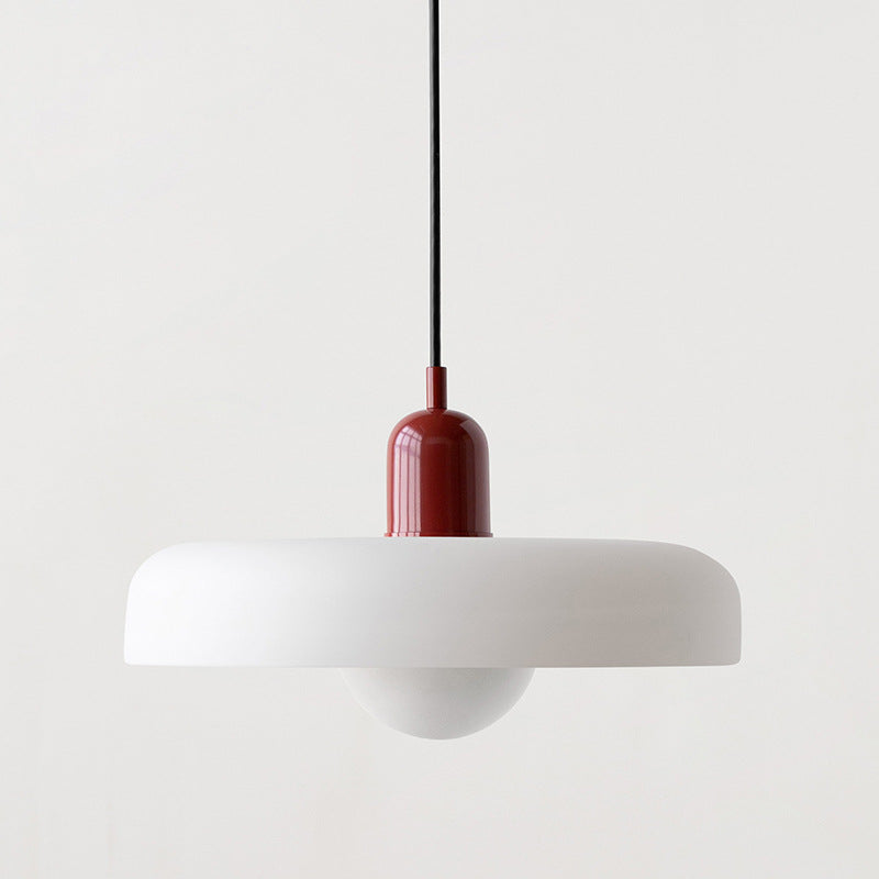 Colored Glass Bauhaus Pendant Lamp
