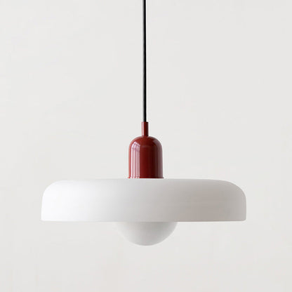 Colored Glass Bauhaus Pendant Lamp