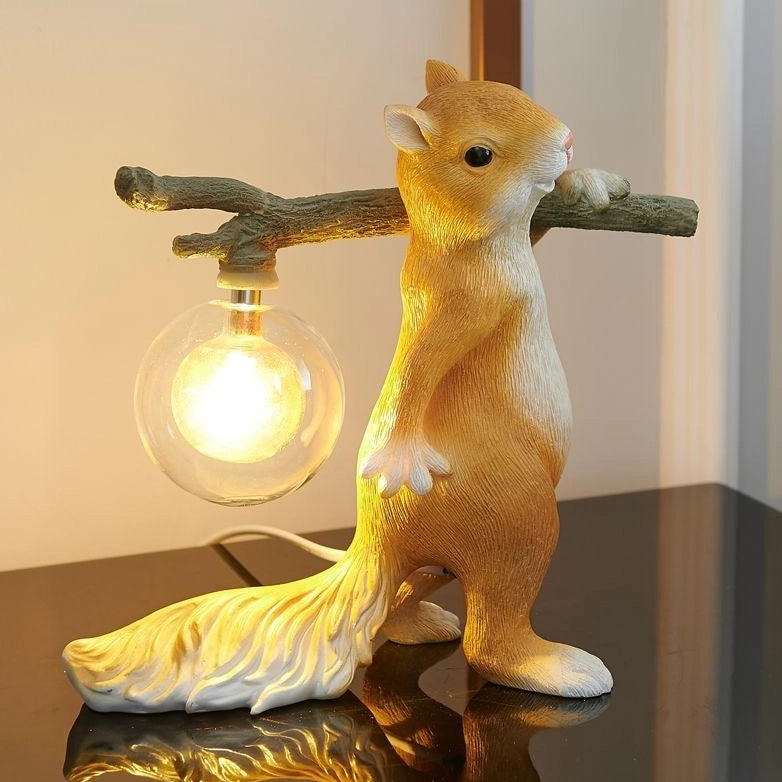 Desk Lamp Shaped Like a Squirrel
 - lampzlondon