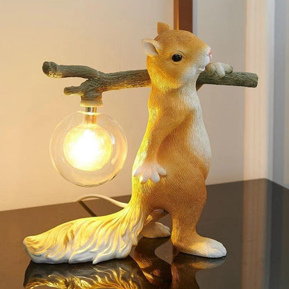 Desk Lamp Shaped Like a Squirrel
 - lampzlondon