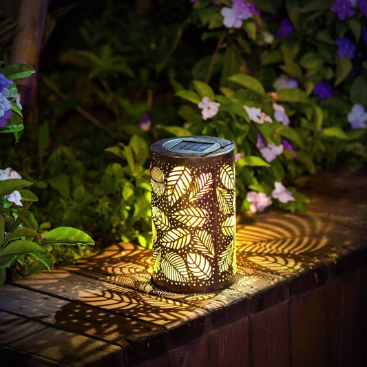 Two Illuminated Leaf Lanterns
 - lampzlondon
