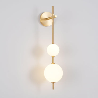 Wall-Mounted Vertical Globe Light