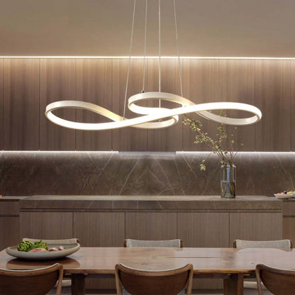 LED Pendant Light with Musical Notes Design