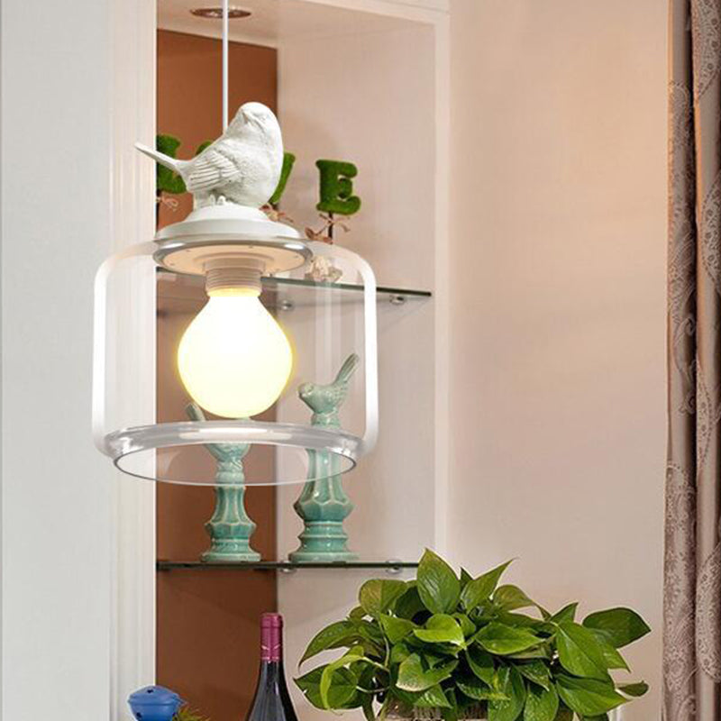 Pendant Light Featuring a Bird Design
 - lampzlondon