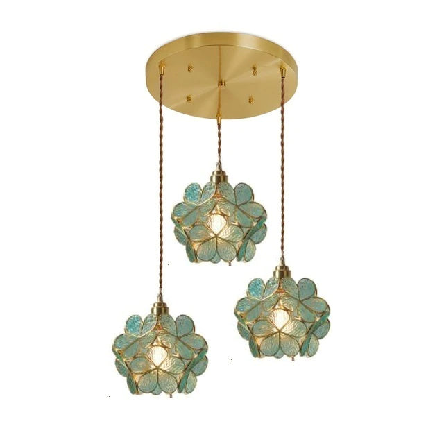 Nordic Glass Petal Hanging Lamp
