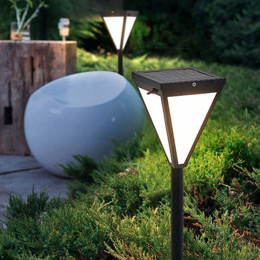 Modern LED Outdoor Black Metal and Acrylic Lamp by Orr
 - lampzlondon