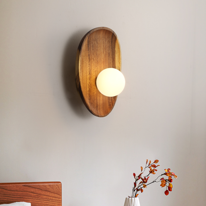 Wooden Wall Lamp
