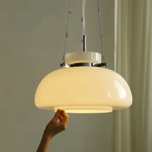Pendant Lamp, Milky White
 - lampzlondon