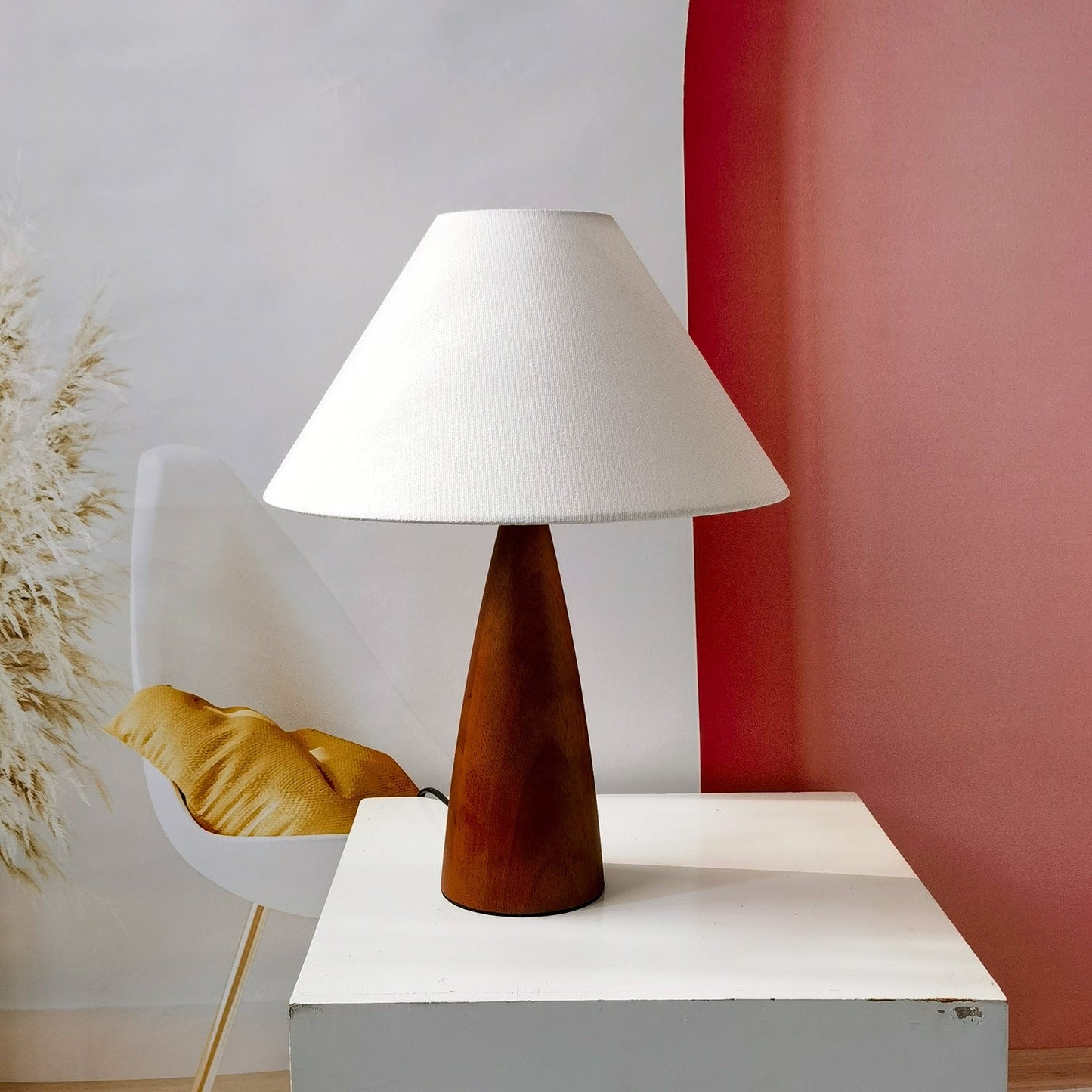 Classic Solid Wood Table Lamp