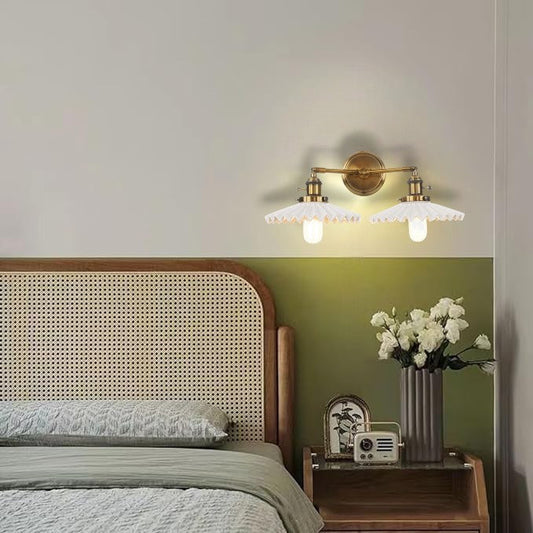 Vintage Two-Headed Ceramic Lamp
 - lampzlondon