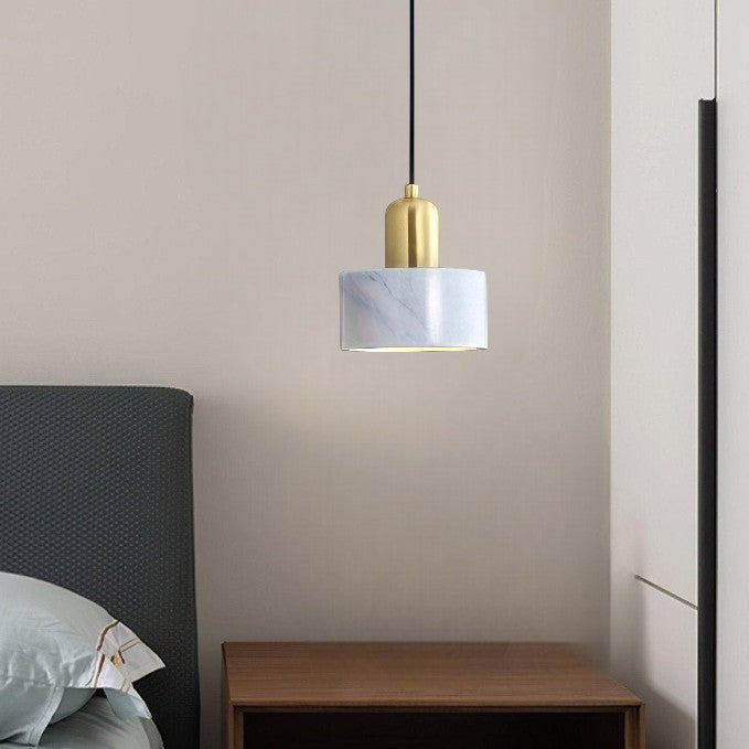 Japanese Style Cylinder Hanging Lamp