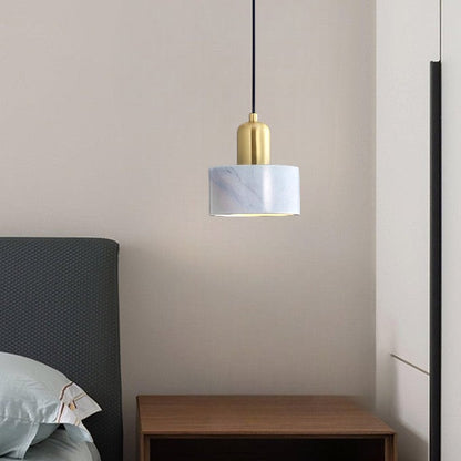 Japanese Style Cylinder Hanging Lamp