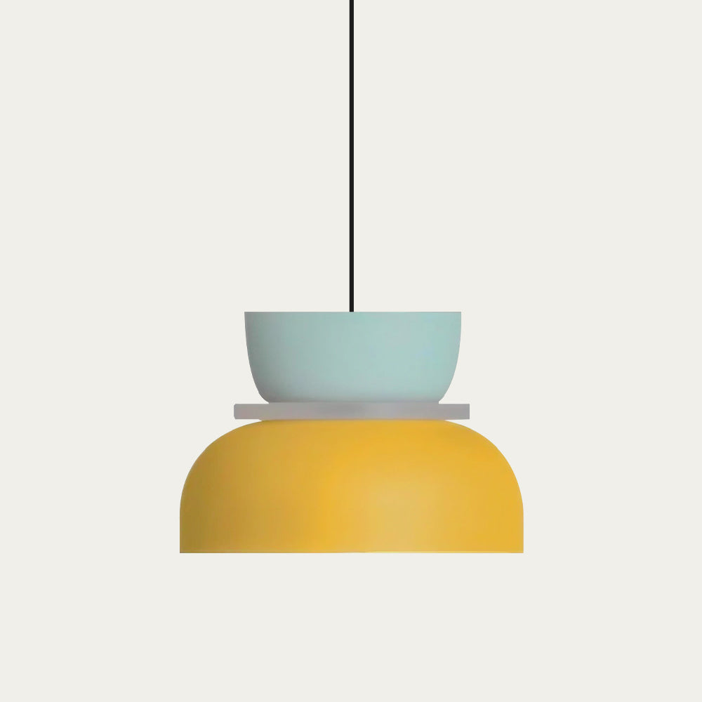 Nordic Pendant Lamp with Color Blocking by Dulcy