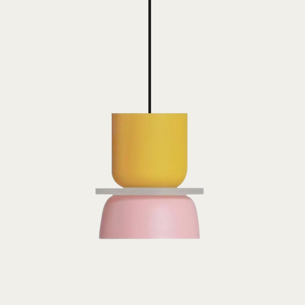 Nordic Pendant Lamp with Color Blocking by Dulcy