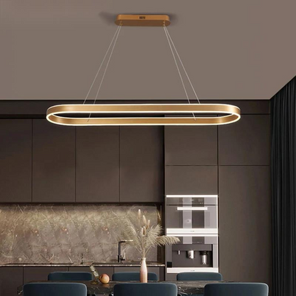 Rose Gold Chandelier for the Kitchen